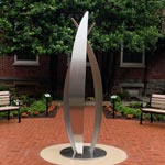 flight public art main landscape sculpture modern abstract metal thumb