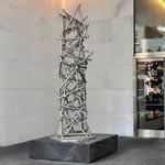 gravity public art modern outdoor sculpture thumb