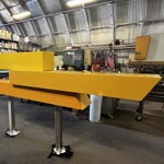 kinfophia abstract sculpture residential garden installation