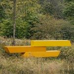 kinfophia main abstract sculpture residential garden installation