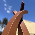 then and now landscape sculpture modern outdoor