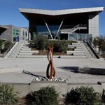 then and now large abstract public art sculpture contemporary